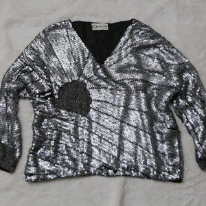 Vintage sequin blouse